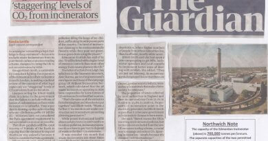 A million tonnes of CO2 over Cheshire West Environmental activist demands waste changes Guardian CO2 Aug 20