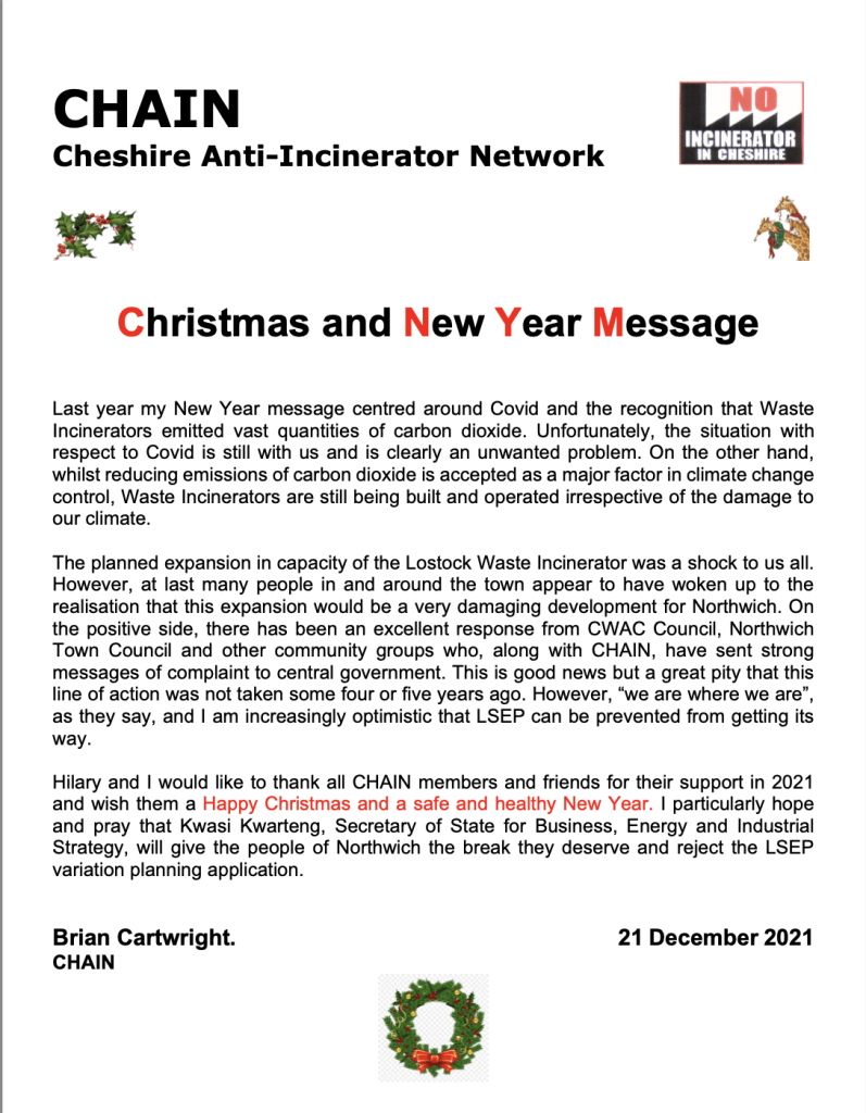 Christmas Message 2021