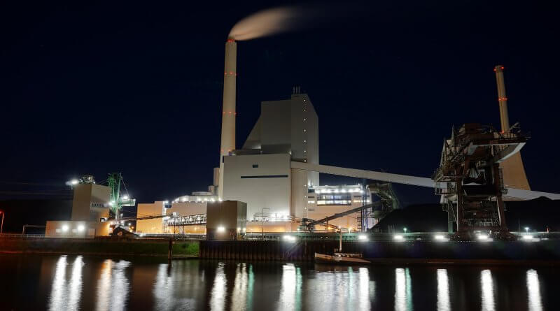 Incinerator at Night